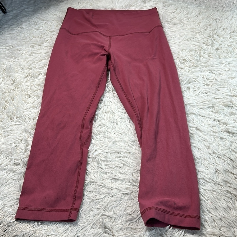 Lululemon Align Crop *21" Misty Merlot